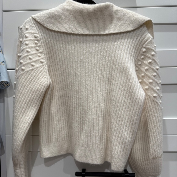 Jonathan Simkhai Jasmine Cropped Sweater cream - Picture 5 of 5